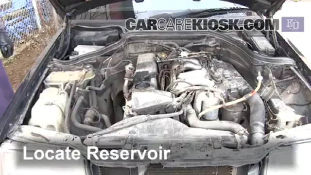 1995 Mercedes-Benz E250 2.5L 5 Cyl. Diesel Windshield Washer Fluid Add Fluid